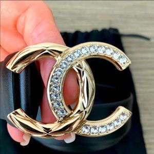 CHANEL CRYSTAL CC BELT